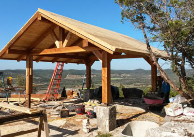 Patio with a view